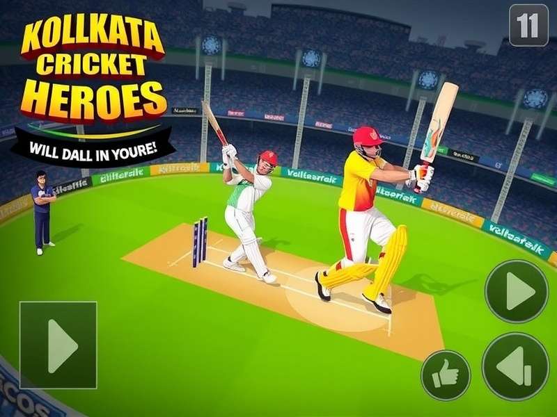 Experience the thrill of cricket in Kolkata Cricket Heroes Kolkata Cricket Heroes Gameplay Screenshot